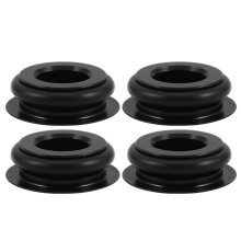 20Pièces Cache-End Noir Aluminium Protection Complète