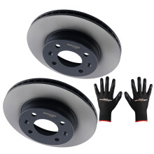 2 Disques de frein Avant for Hyundai i10 I II 2008-2017 5171207000 241mm Ventilé