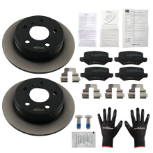 Disques 258mm Plaquettes Arrière for Mercedes A-Klasse W169 2004-2012