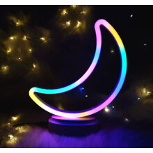 LED Neon Strip Lights Battery or USB Powered Neon Night Lights Gift for Children, Home Decorations for Christmas Birthday Party