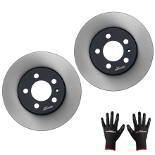 Disques avant 256mm for VW Polo 6C 9N Golf IV Fox Seat Ibiza Leon Skoda Fabia