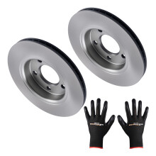 Disques de frein 293,7mm arrière for VW Transporter/Caravelle T5 T6@IYKJ
