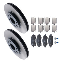 Disques + Plaquettes Frein Avant for Opel Corsa Meriva Tigra 95526646