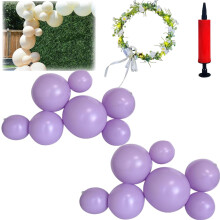 Inflatable Balloon Garland Arch Kit PVC Elastic Band 2 Sets
