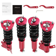 24 Wege Dämpfer & Höhenverstellung Gewindefahrwerk for Nissan S13 180SX 200SX
