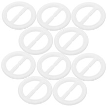 30Stk Weiße Resin Halsband- & Shirt Clips Design Für Damen