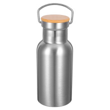 3Pièces Bouteilles De Sport Isolées Acier Outdoor Argent