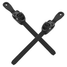 6Sets Strong PVC Roller Skate Fixing Buckle Straps Black Replacement