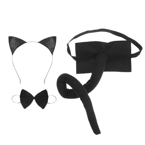 2Sets Leichtes Katzenkostüm Mit , Schleife