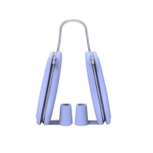 2Pcs Silicone Nose Up Clips Purple Nose Shaper Tool Durable Flexible