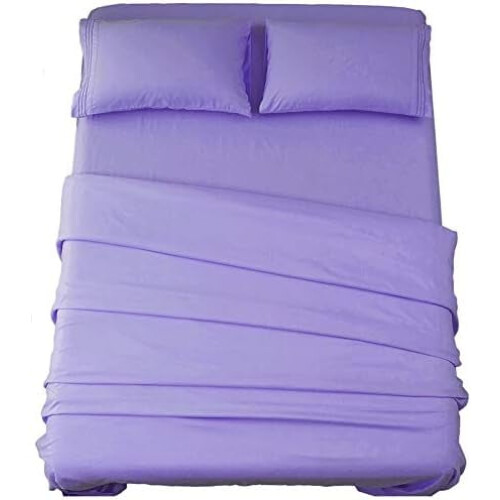 Microvezel beddengoedset, queensize, 40,6 cm diep