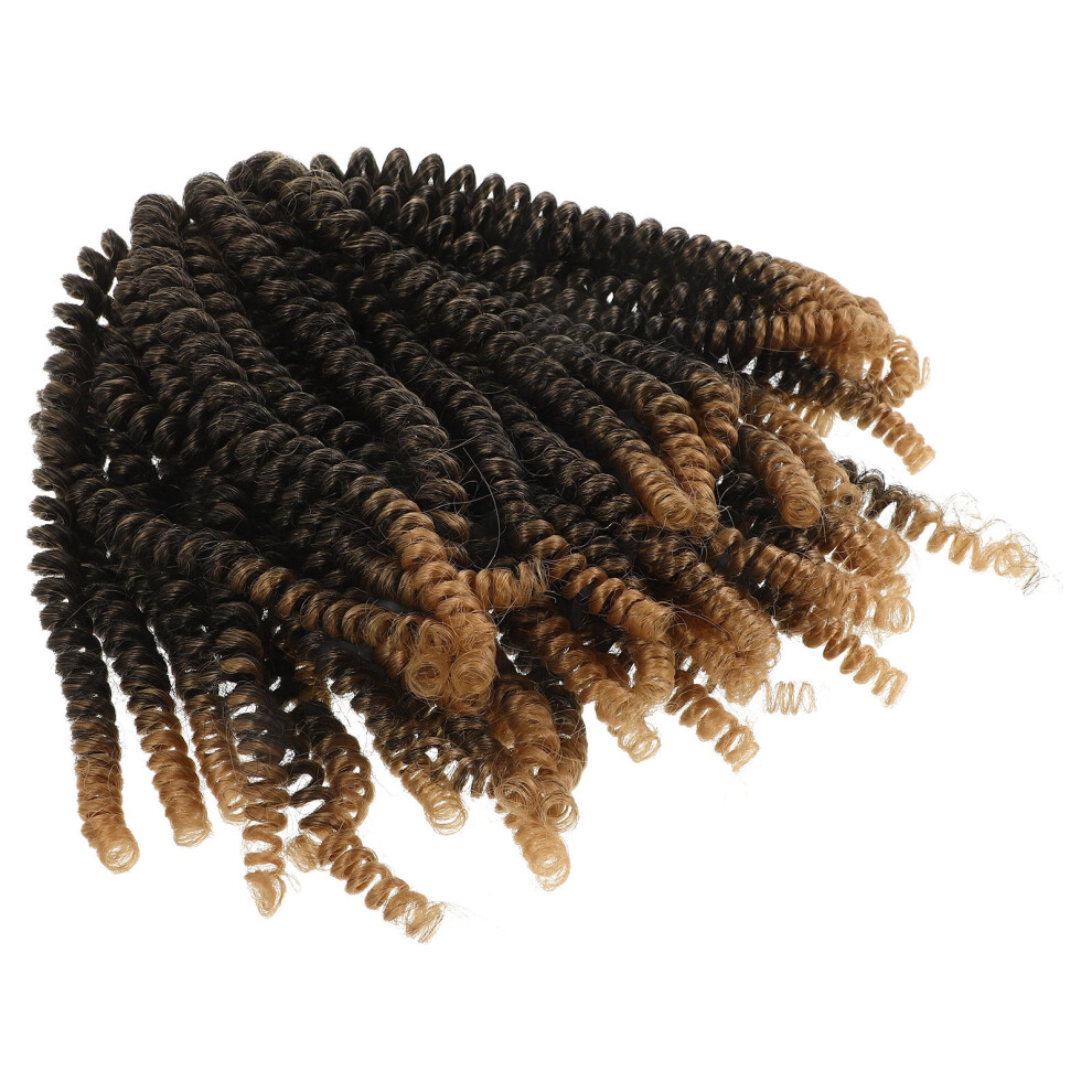 Artibetter 4Pcs Multi Soft Lowtemperature Fiber Spring Twist Crochet Braids Hair