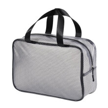 EVA Mesh Portable Travel Organizer Bag – Multifunctional Cosmetic & Toiletry Storage, Large Opening, Easy-Access Handle