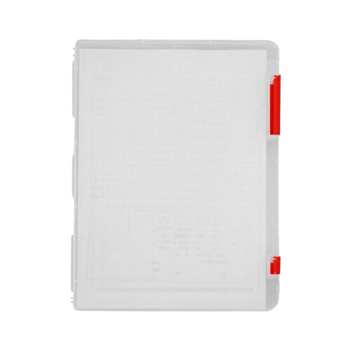 Clear A5 Stackable File Box - Waterproof Plastic Document Organizer for Home Office & Mask Storage