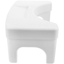 Sgabello per WC FRCOLOR per adulti, regolabile in altezza, robusto e antiscivolo.
