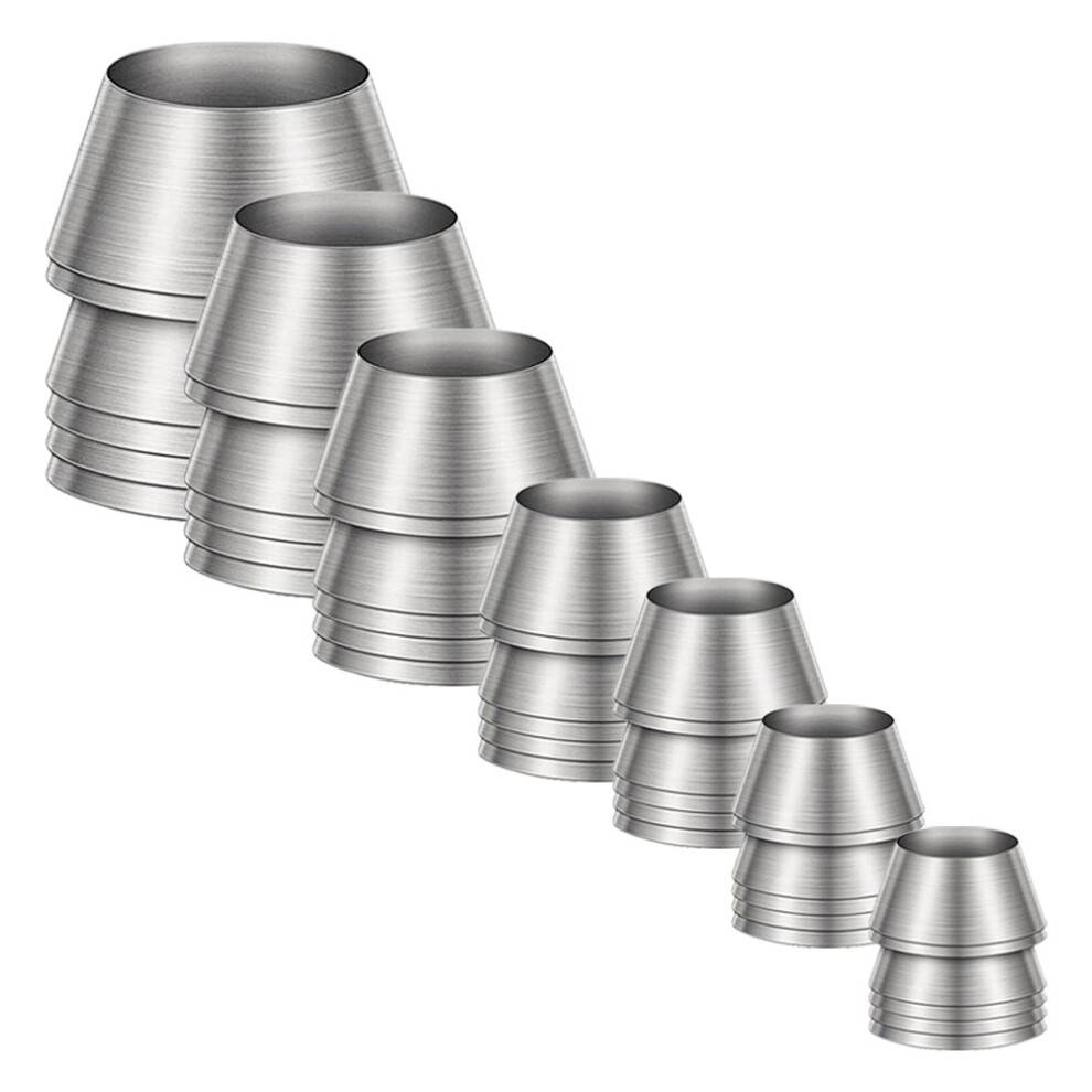 35Pcs Hammer Handle Metal Wedges Silver Iron Durable Installation 3661739461271