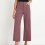 Dambyxor med hög midja, vida ben, polyestertwill, S-2XL 1