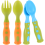 10Sets Selbstfütter Besteck Set Für Baby Kunststoff Bunt Lernen Essen 1