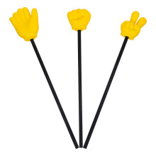 12Stk Gelbe Fingerzeiger Handpointer Für Unterricht, Party & Spiele