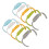 30Pcs PP Bottle Grip Handles Replacement for Baby Bottles 1