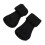 2Pcs Anti-Sweat Pull Up Grip Gloves Black Unisex Adjustable Non-Slip 1