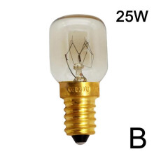 E14 Ovenlampen, hittebestendige gloeilamp voor fornuis, 15W/25W - 220