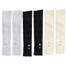 3Pairs Outdoor Sun Protection Arm Sleeves Ice Silk Cooling Uv Covers