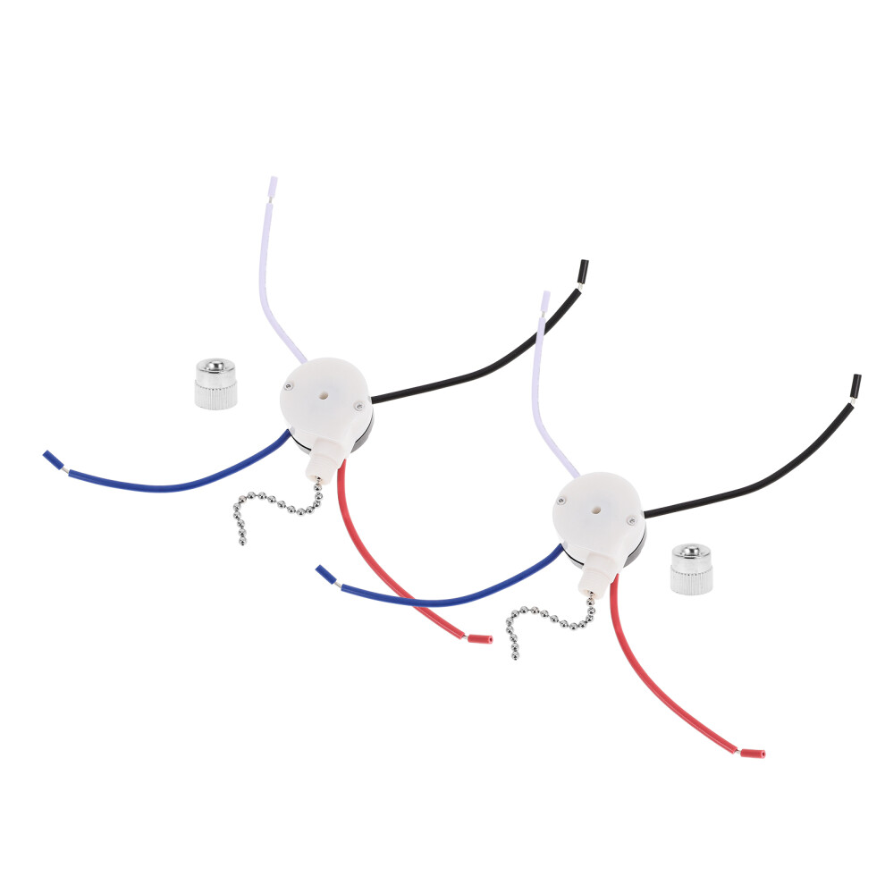 6Pcs Multi Ceiling Fan Speed Control Pull Chain Switch For Home Use 3662540457538