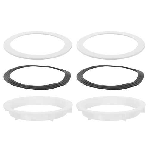 24Pcs Kitchen Sink Strainer Plug Seal Washer Set Rubber Durable Multi
