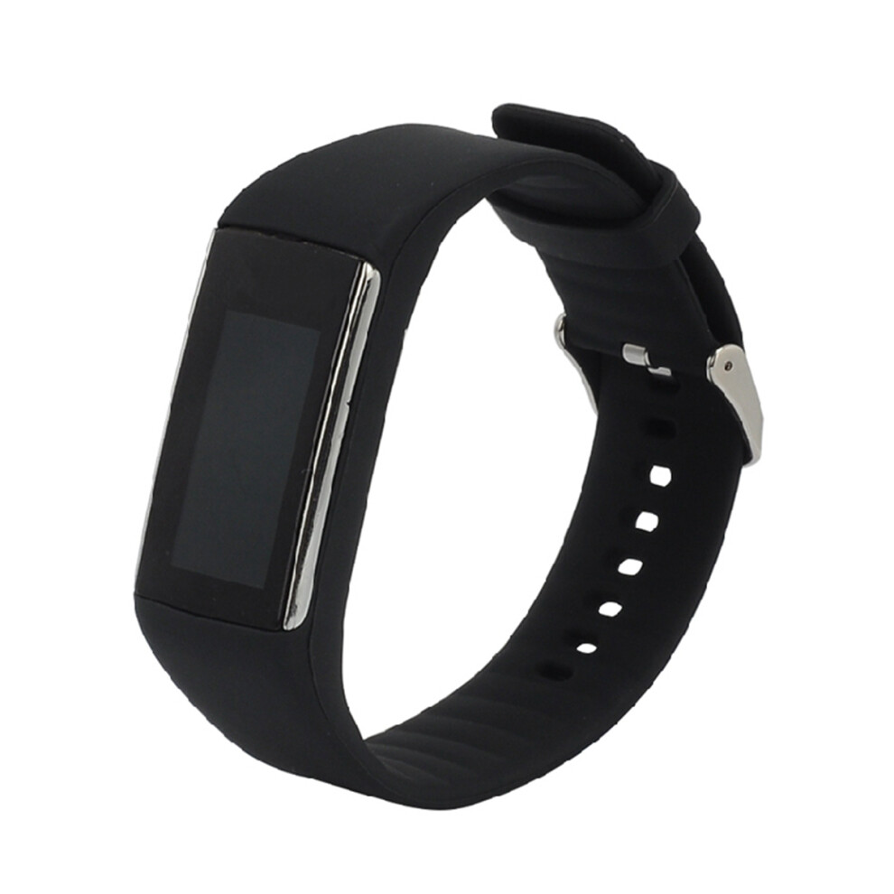 3Pcs Stylish Silicone Watch Band Fashion Comfortable Strap Black 3662520719793