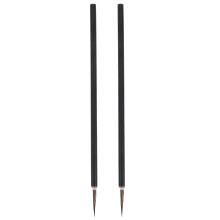 8Pcs Miniature Black Paint Brushes Set Fine Line Detailing Art Tools