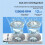 Five-Hole Dual Fan Humidification Plug-in Multi-Position Color Light Large Capacity Dormitory Plug-in Model 3