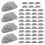 100Pcs Realistic Grey Plastic Miniature Rocks for Model Train Scenery 1