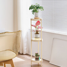 Pyöreä muovinen sivupöytä moderni minimalistinen 1-osainen