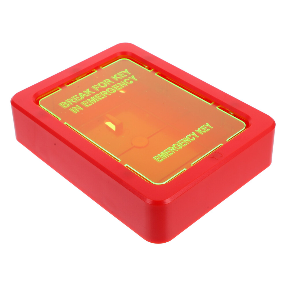 2Pcs Weatherproof Red Emergency Key Box Plastic Holder For Home Safety 3663130463182