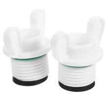 4Pcs White PP Hot Water Bag Stoppers Leakproof Sealing Plugs for Home