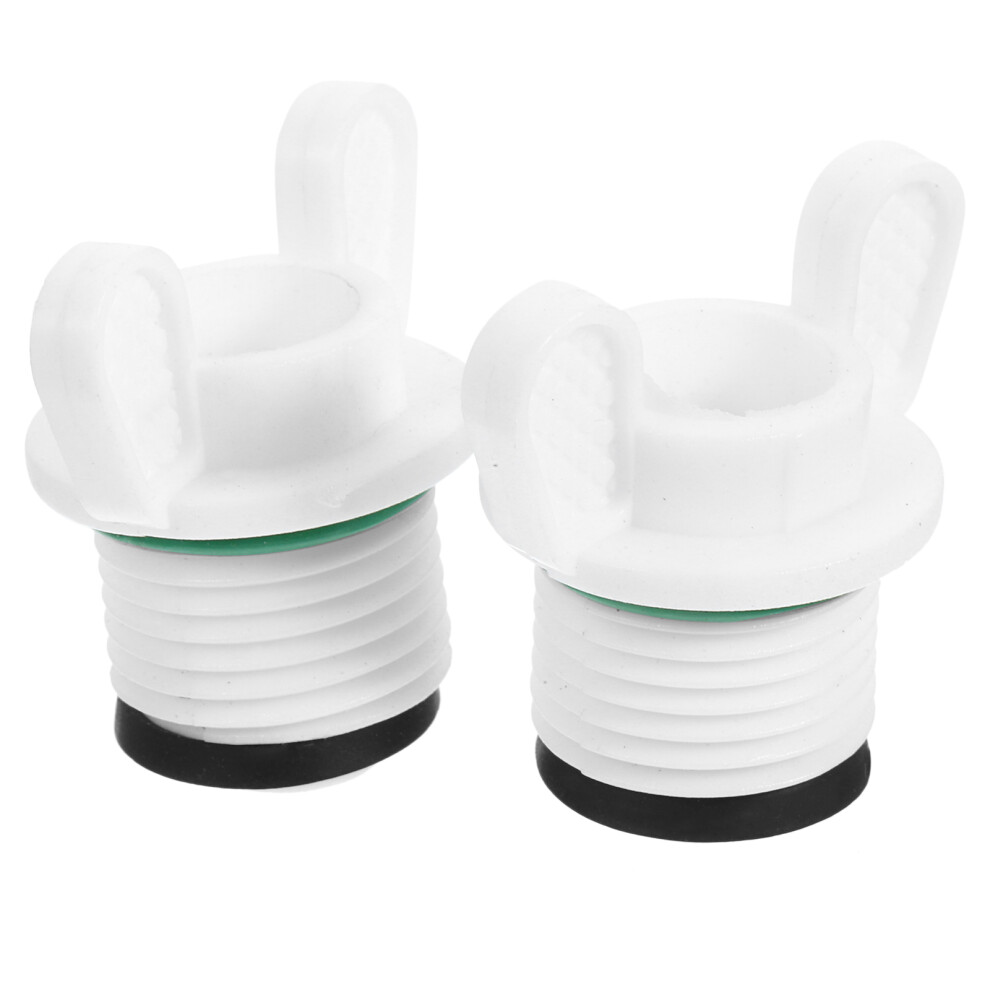 Villcase 4Pcs White Pp Hot Water Bag Stoppers Leakproof Sealing Plugs For Home