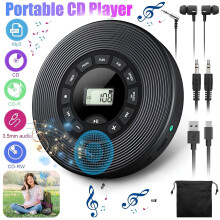Φορητό CD Player με ηχεία HiFi, οθόνη LCD, MP3