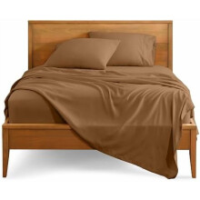 Ensemble de draps Queen – Microfibre hydro-brossée ultra-douce,