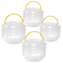 8Pcs Multi-Color Plastic Brush Washers Portable Paint Holder Reusable