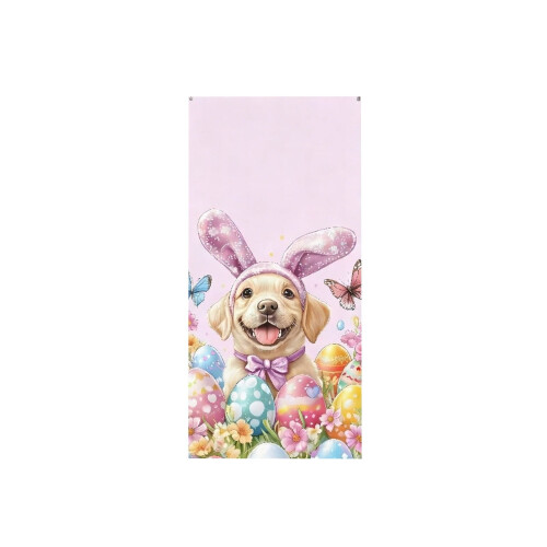 Easter Door Curtain 180 x 90 cm Multicolour Polyester