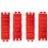 Moule à gâteau en silicone rouge 19 x 5 x 2 cm 1