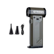 Turbo Jet Blower 130000RPM Air Blower Brushless Motor Thrust Turbo Fan 8000mAh Air Puissant Car Blower Fan Gray