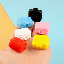 Valize miniaturale din plastic, 6 bucăți, 1,08x2,2 cm x 2,3 cm