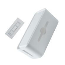 Caja organizadora de cables de ABS blanco, 31 x 13,5 x 13 cm.