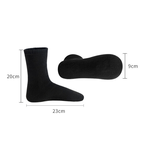 Chaussettes chauffantes rechargeables Black 1
