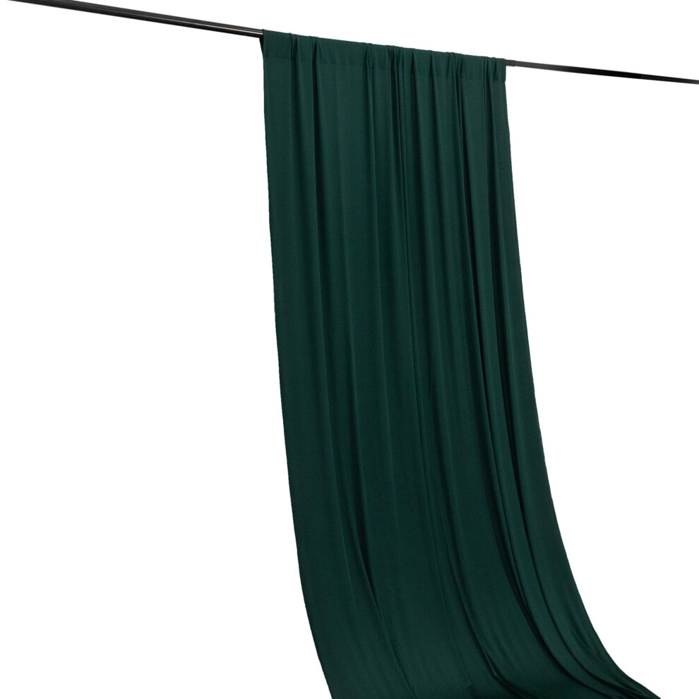Balsacircle 5X10 Feet Hunter 4-Way Stretch Spandex Divider Backdrop Curtain Home Decorations Green 9357860916738