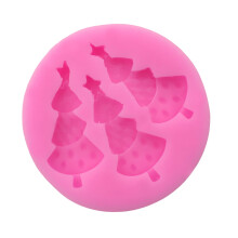 Round Silicone Fondant Molds 1Set For Party And Diy Activities 5.5x5.5x0.9In