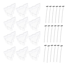 2Sets St Plastic Mal DIY Accessoires Met Lichtsnoeren Kleurrijk