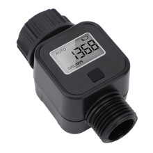 3/4" Water Flow Meter LCD Display, 45.5 L/min, 99,999 Gal/L